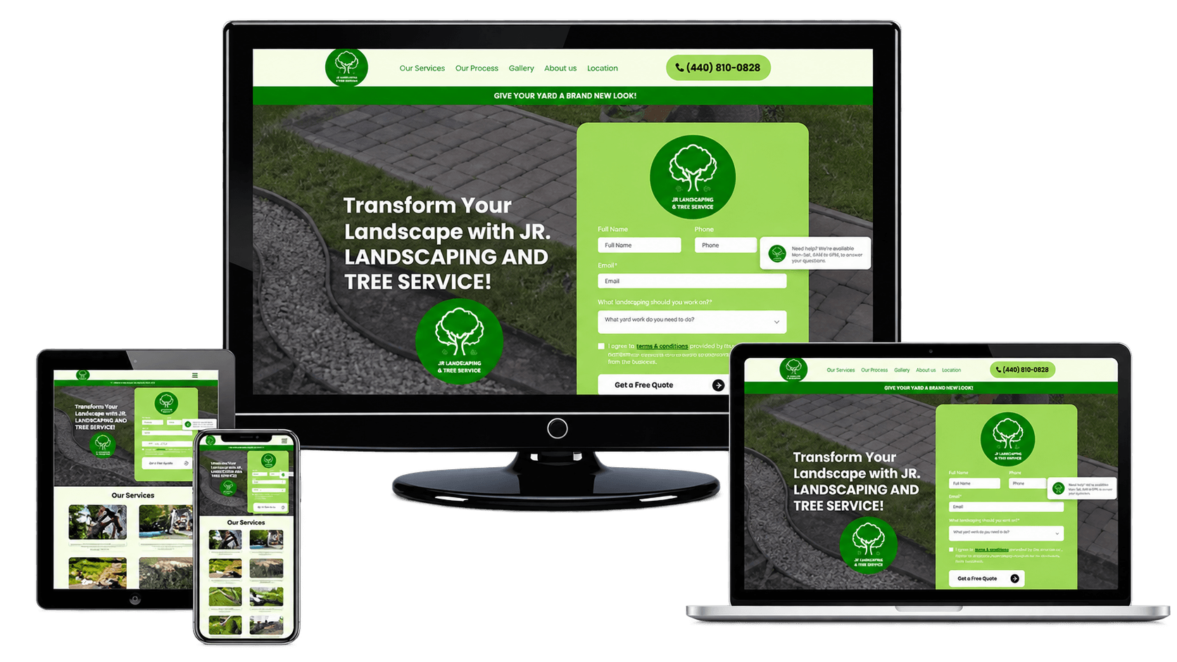 Custom contractor website design example 7 built by SavaraSys
